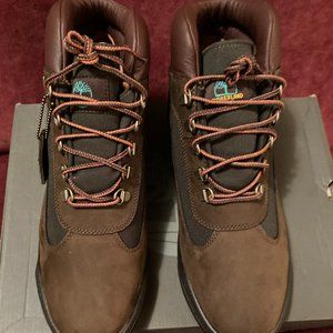 Timberland Men's Field Mid-Boot, Size 9.5, Color Dark Brown/Nubuck